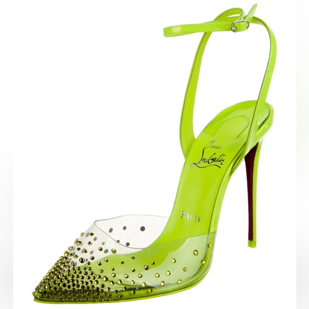 Christian Louboutin Patent Leather & PVC Pumps